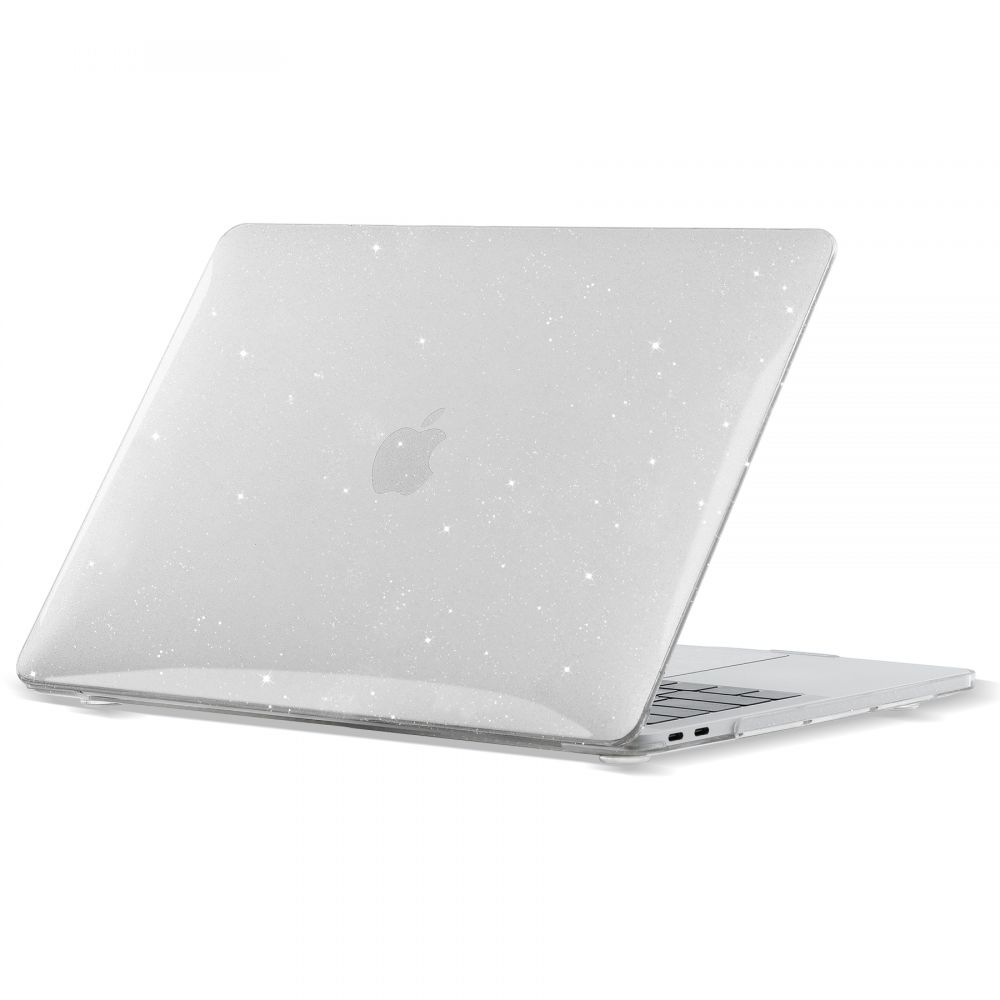 Чехол Tech-Protect SmartShell для MacBook Air 13" 2018-2020 - прозрачный и с блестками