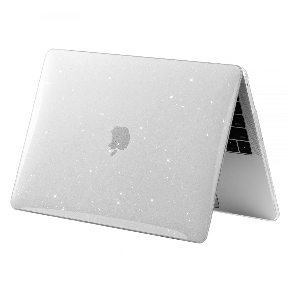 Чехол Tech-Protect SmartShell для MacBook Air 13" 2018-2020 - прозрачный и с блестками