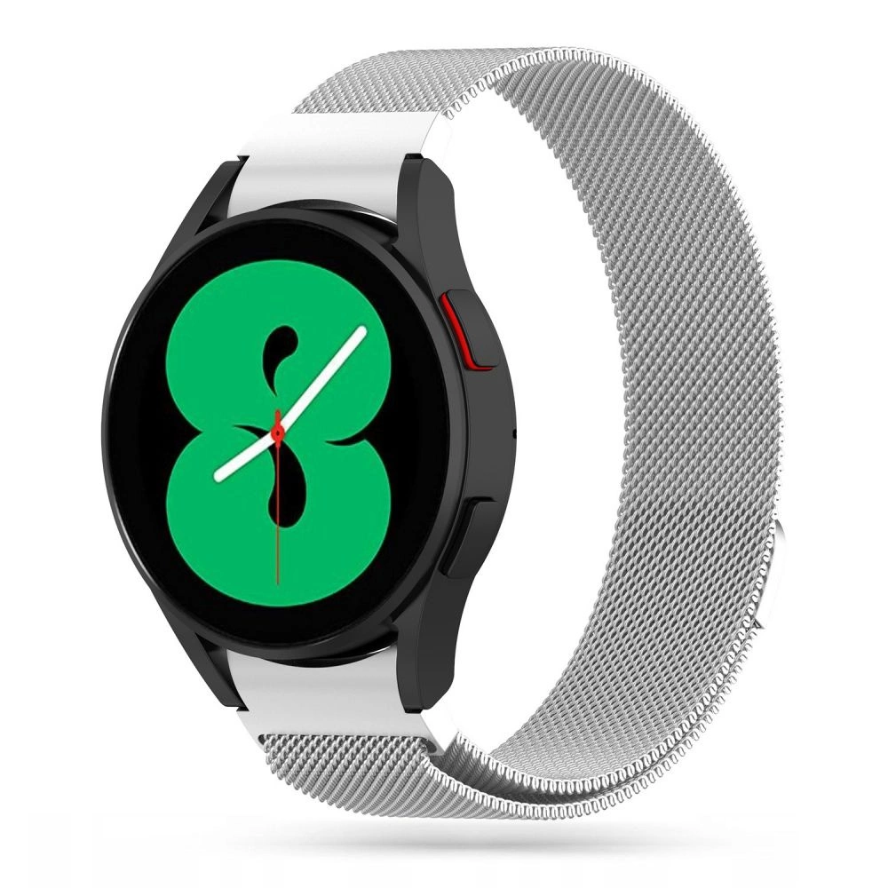 Tech-Protect MilaneseBand 2 siksniņa Samsung Galaxy Watch 4/5/5 Pro/6/7/FE - Sudraba krāsā | Strap for Silver