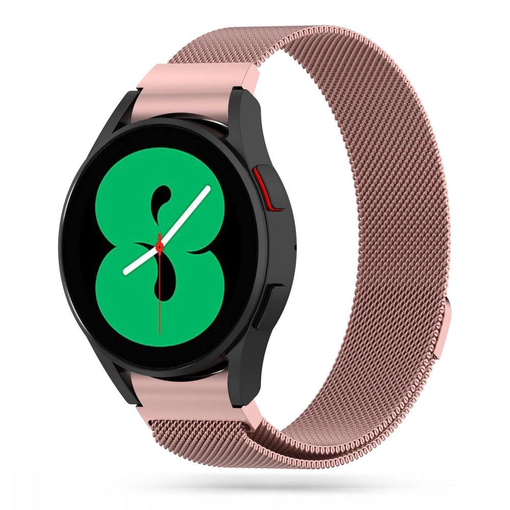 Tech-Protect MilaneseBand 2 siksniņa Samsung Galaxy Watch 4/5/5 Pro/6/7/FE - Rozā krāsā | Strap for Pink