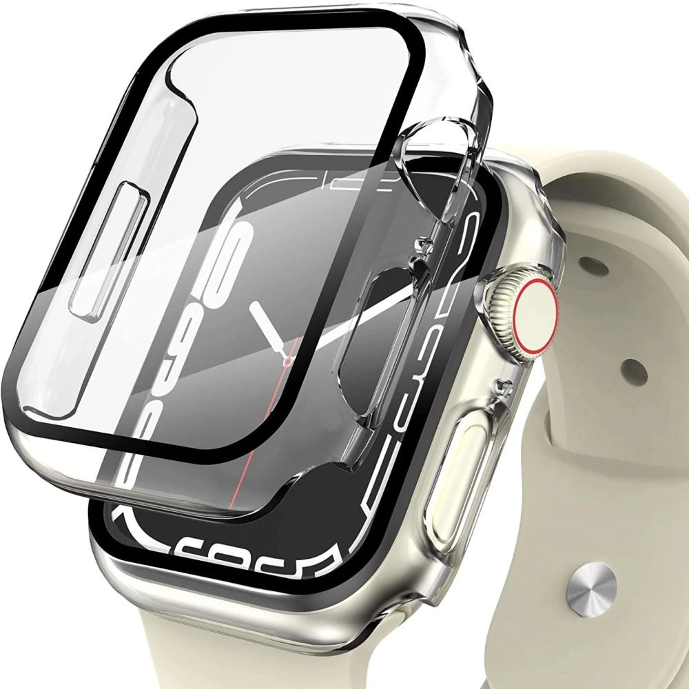 Tech-Protect Defense360 Case for Apple Watch 7 / 8 / 9 (45mm), Transparent