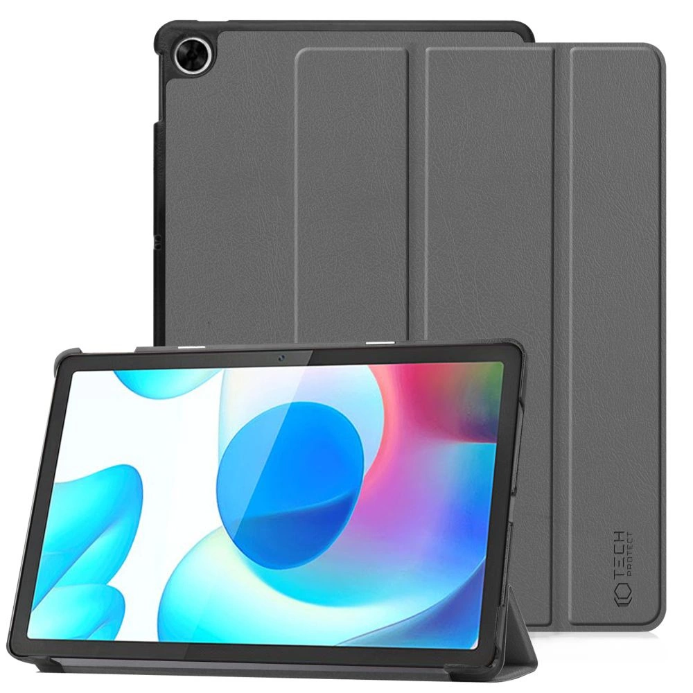Realme Pad 10.4'' Trifold Tech-Protect SmartCase Protective Cover Case, Gray