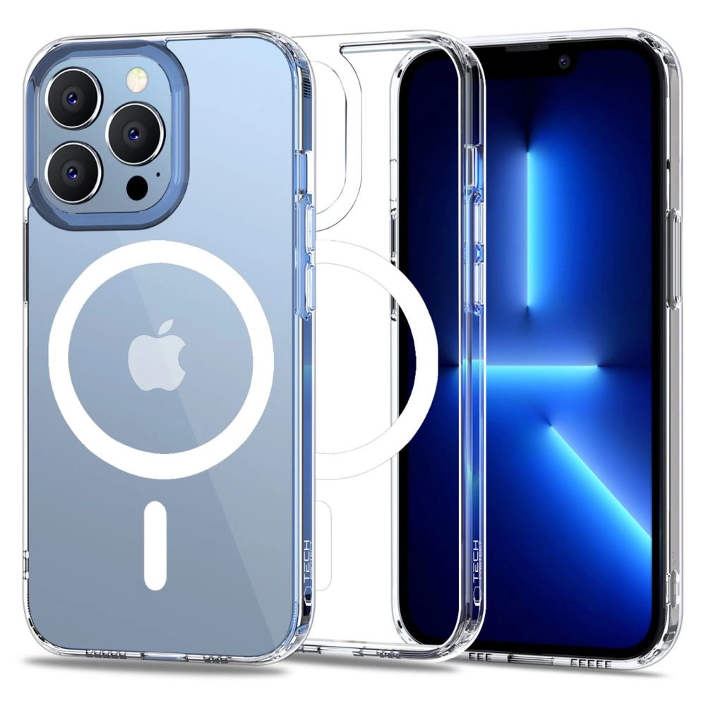 Tech-Protect iPhone 13 Pro vāciņš MagMat MagSafe, caurspīdīgs