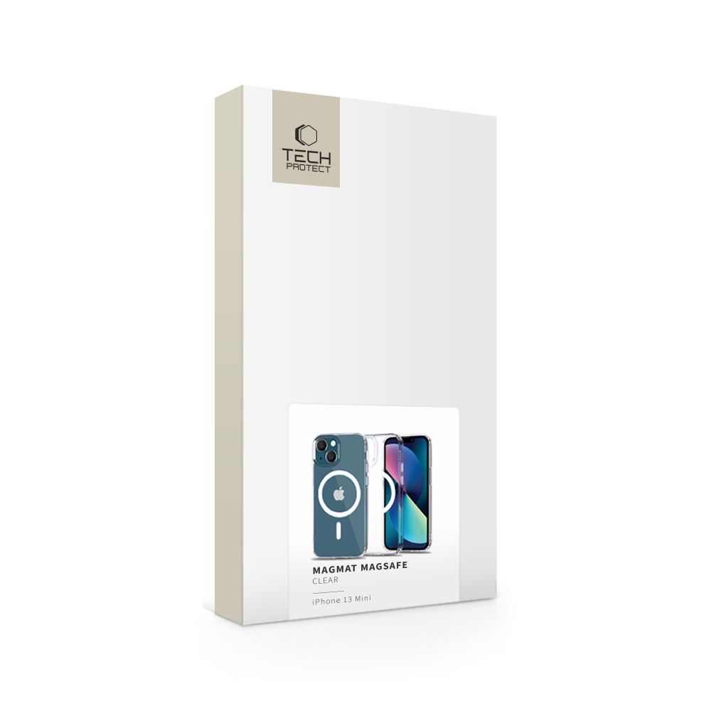 Apple iPhone 13 mini 5.4\'\' Tech-Protect MagMat MagSafe Case Cover, Transparent | Telefona Vāciņš Maciņš Apvalks...