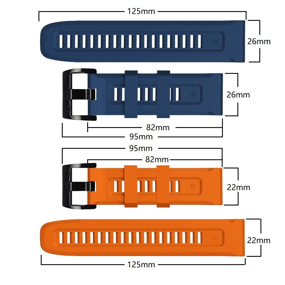 Tech-Protect IconBand strap for Garmin Fenix 3 / 5X / 3HR / 5X Plus / 6X / 6X Pro / 7X - green