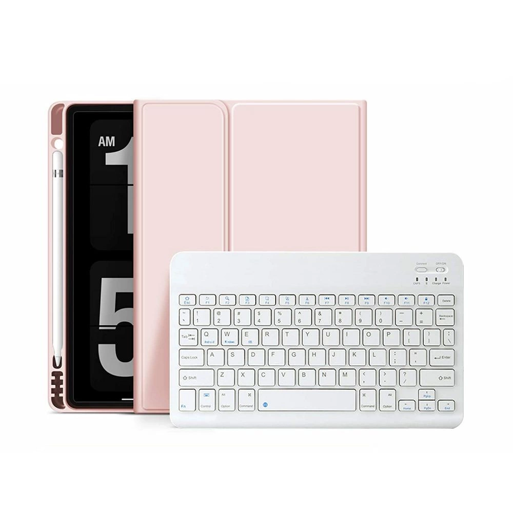 Apple iPad 10.2\" 2019 / 2020 / 2021 Tech-Protect SC Pen Case Cover with Bluetooth Keyboard, Pink | Чехол...