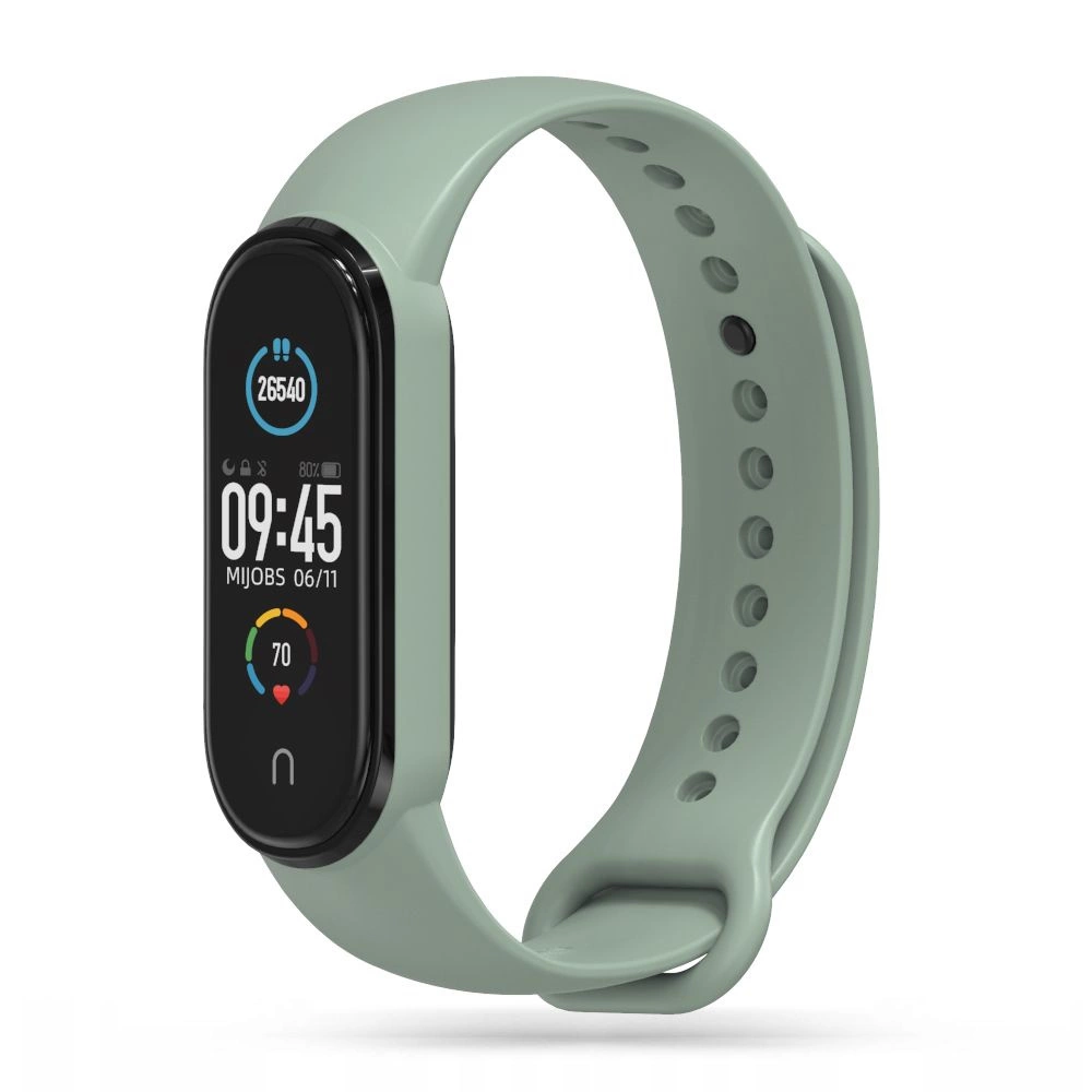 Tech-Protect IconBand siksniņa Xiaomi Mi Smart Band 5 / 6 7 NFC - olīvu krāsā | strap for olive