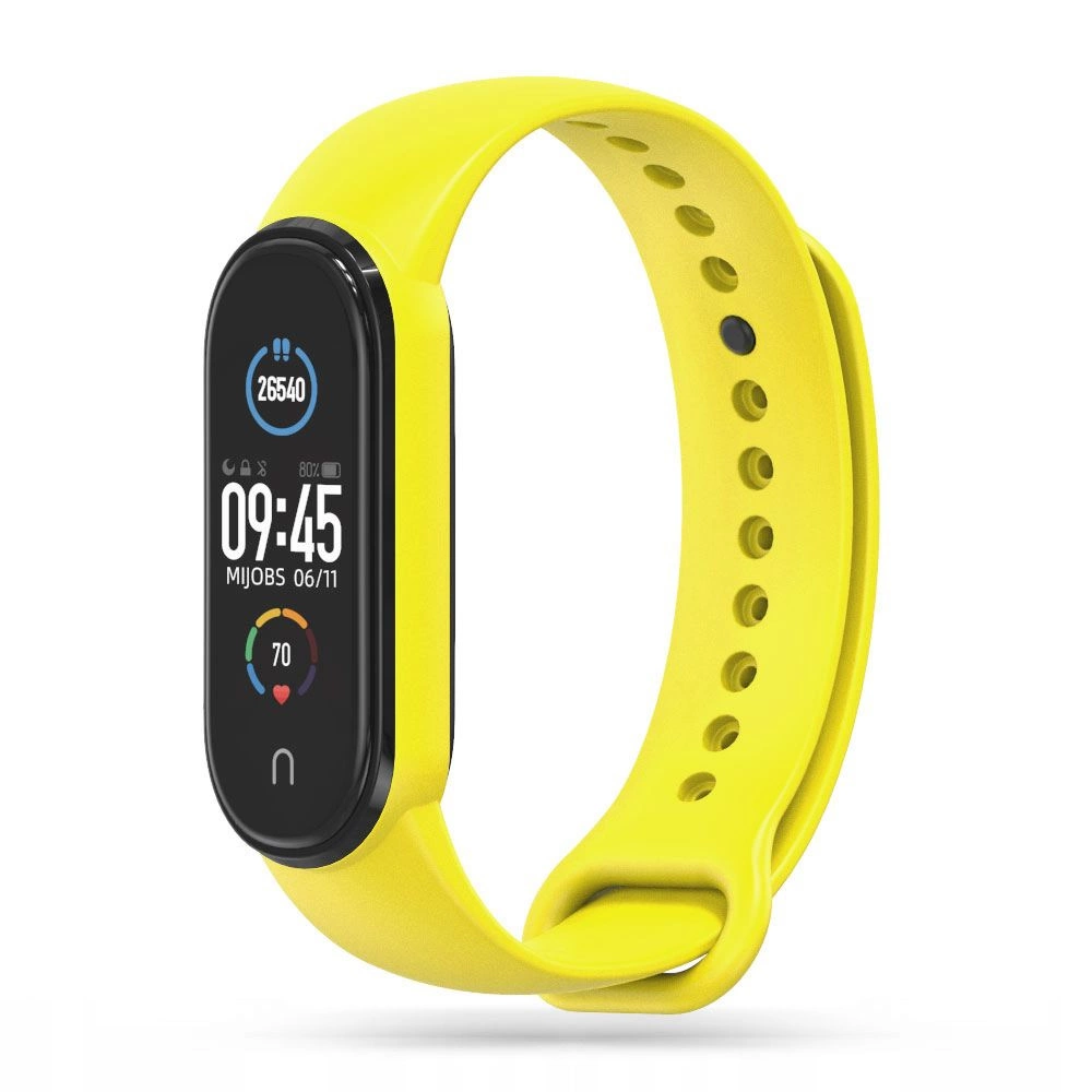 Tech-Protect IconBand siksniņa Xiaomi Mi Smart Band 5 / 6 7 NFC - dzeltena | strap for yellow