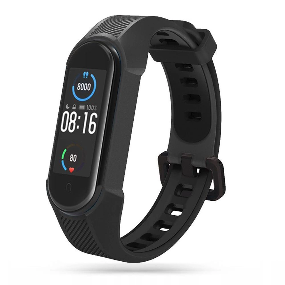 Ремешок Tech-Protect Armor Strap для Xiaomi Mi Smart Band 5 / 6 / 7 / NFC, черный