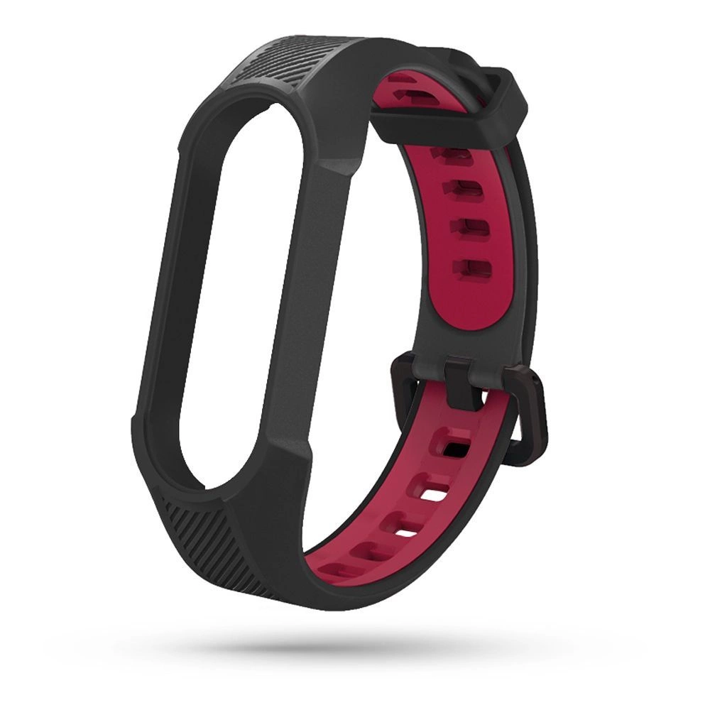 Tech-Protect Armor strap for Xiaomi Mi Smart Band 5 / 6 / 7 / NFC - black and red
