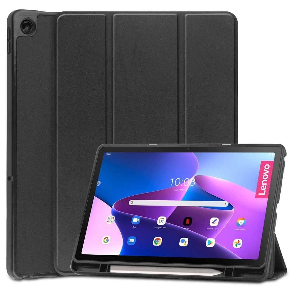 Lenovo Tab M10 Plus (3rd Gen) 10.6" (TB125FU, TB128FU) Tech-Protect SC Pen Protective Cover Case, Black | Чехол...
