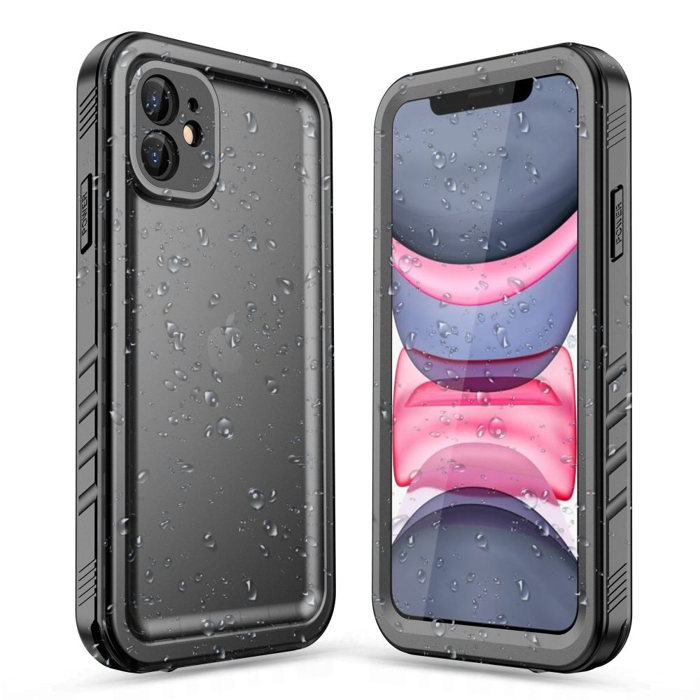 Apple iPhone 11 6.1\'\' Tech-Protect ShellBox Waterproof IP68 Book Case Cover, Black | Telefona Vāciņš Maciņš...