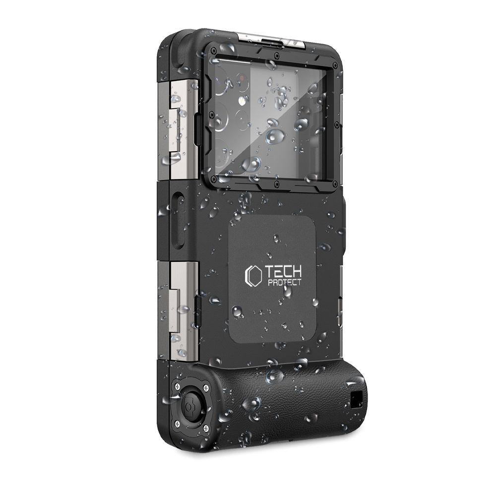 Tech-Protect Waterproof Case IPX8 for 4.7-6.7\" Smartphones, Black