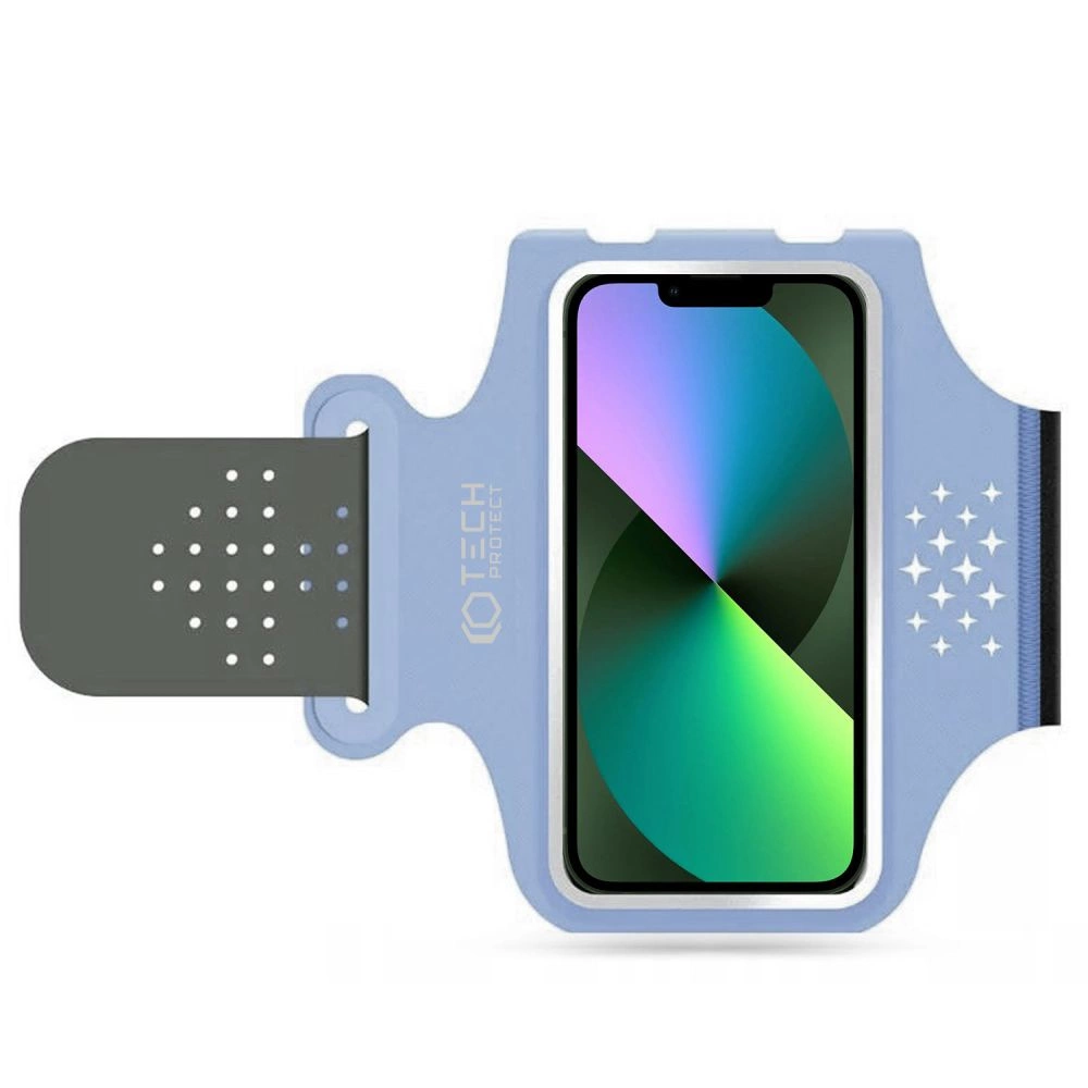 Tech-Protect M1 sporta josta, universāla viedtālruņiem līdz 6,8" - zila | Armband sports universal for...