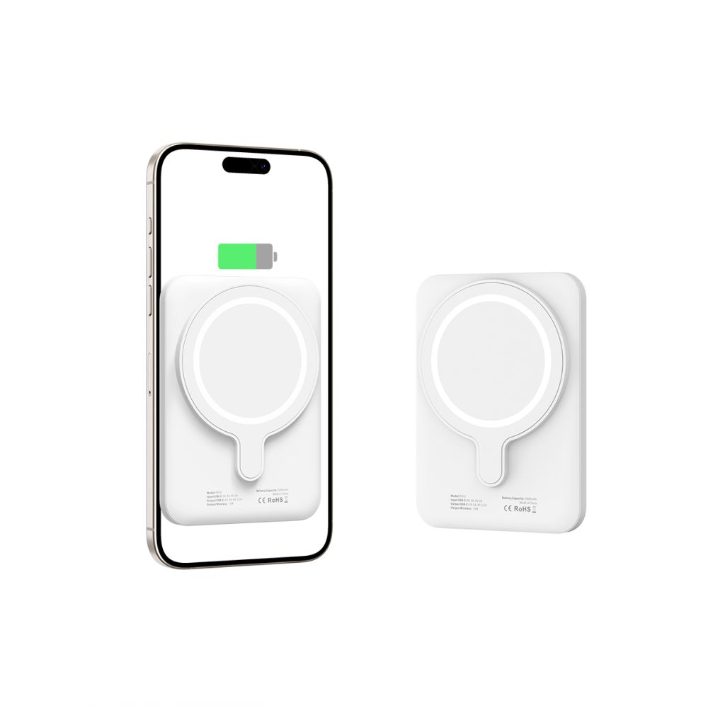 Tech-Protect LifeMag PB10 MagSafe ārējais akumulators 5000mAh, balts