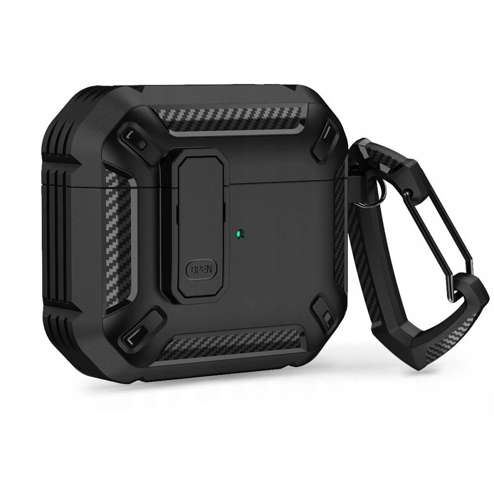 Tech-Protect AirPods Pro 1 / 2 Case X-Carbo, Black