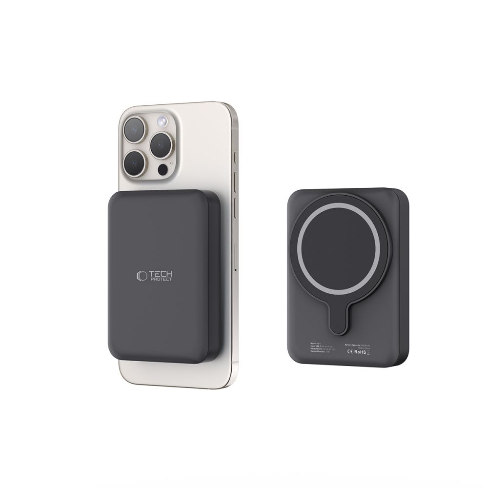 Tech-Protect LifeMag PB11 Powerbank 10000mAh with MagSafe, Black