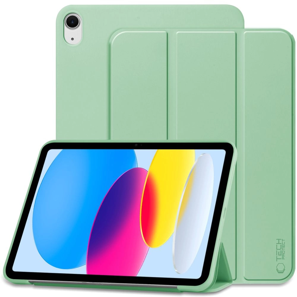 Apple iPad (2022) 10.9" (A2757 A2696) 10 gen. Trifold Tech-Protect SmartCase Protective Cover Case, Green | Planšetes...