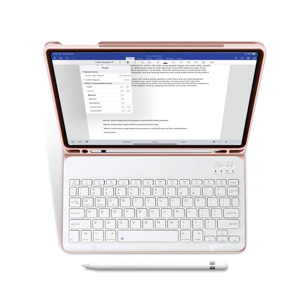 Tech-Protect SC Pen Keyboard Case for iPad 10.9\" 2022, Pink