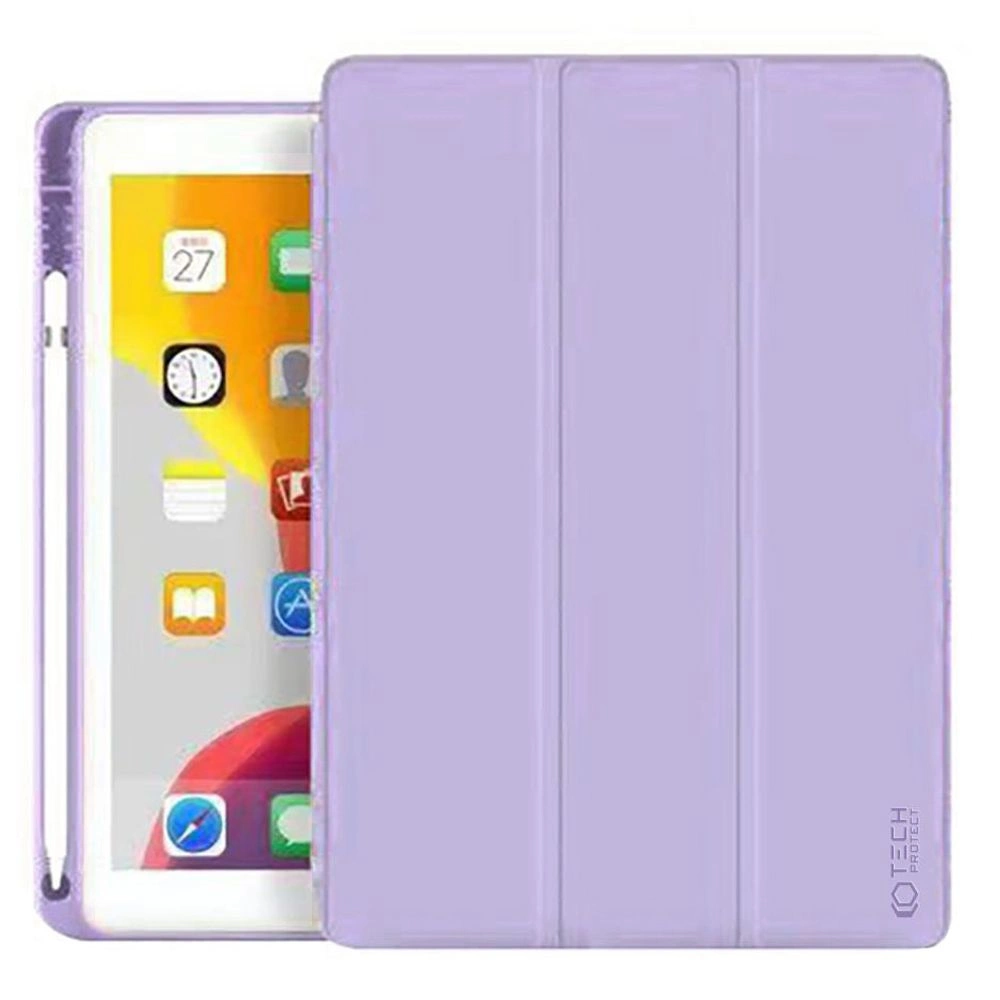 Apple iPad 10.2" 2019 / 2020 / 2021 Tech-Protect SC Pen Protective Cover Case, Purple | Planšetes Vāciņš Maciņš...