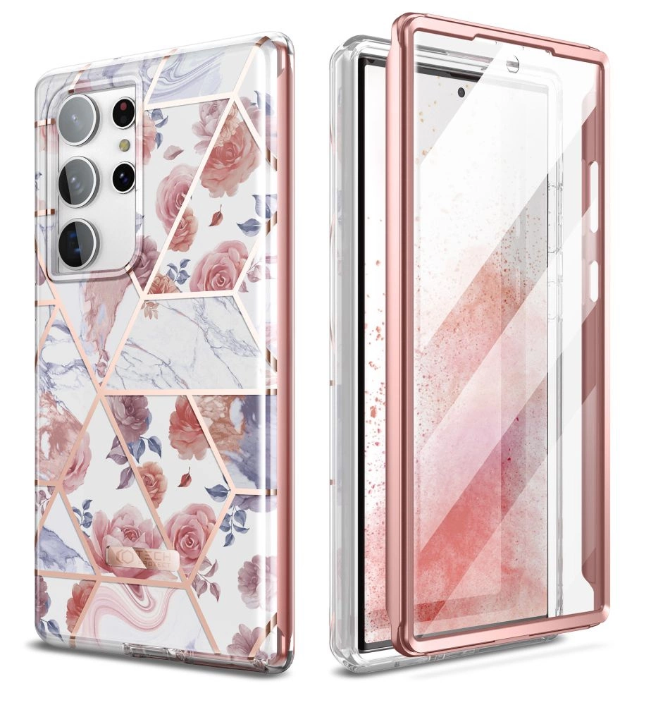 Samsung Galaxy S23 Ultra (SM-S918) Tech-Protect Velar Case Cover, Pink