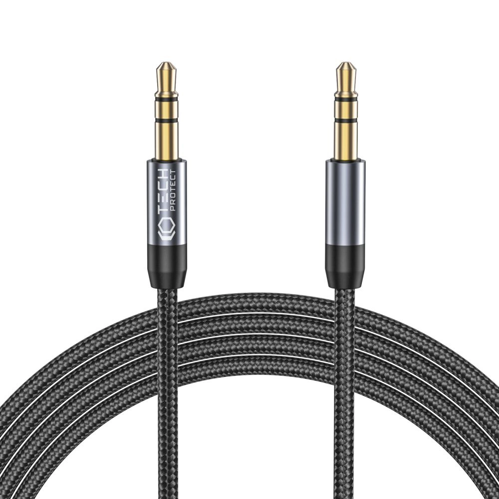 Tech-Protect UltraBoost Audio Cable 3.5mm Mini Jack / 3.5mm Mini Jack 1.5m, Black