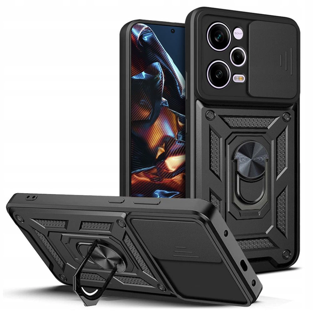 Xiaomi Redmi Note 12 Pro 5G / Poco X5 Pro 5G Tech-Protect CamShield Pro Case Cover, Black | Чехол Кейс...