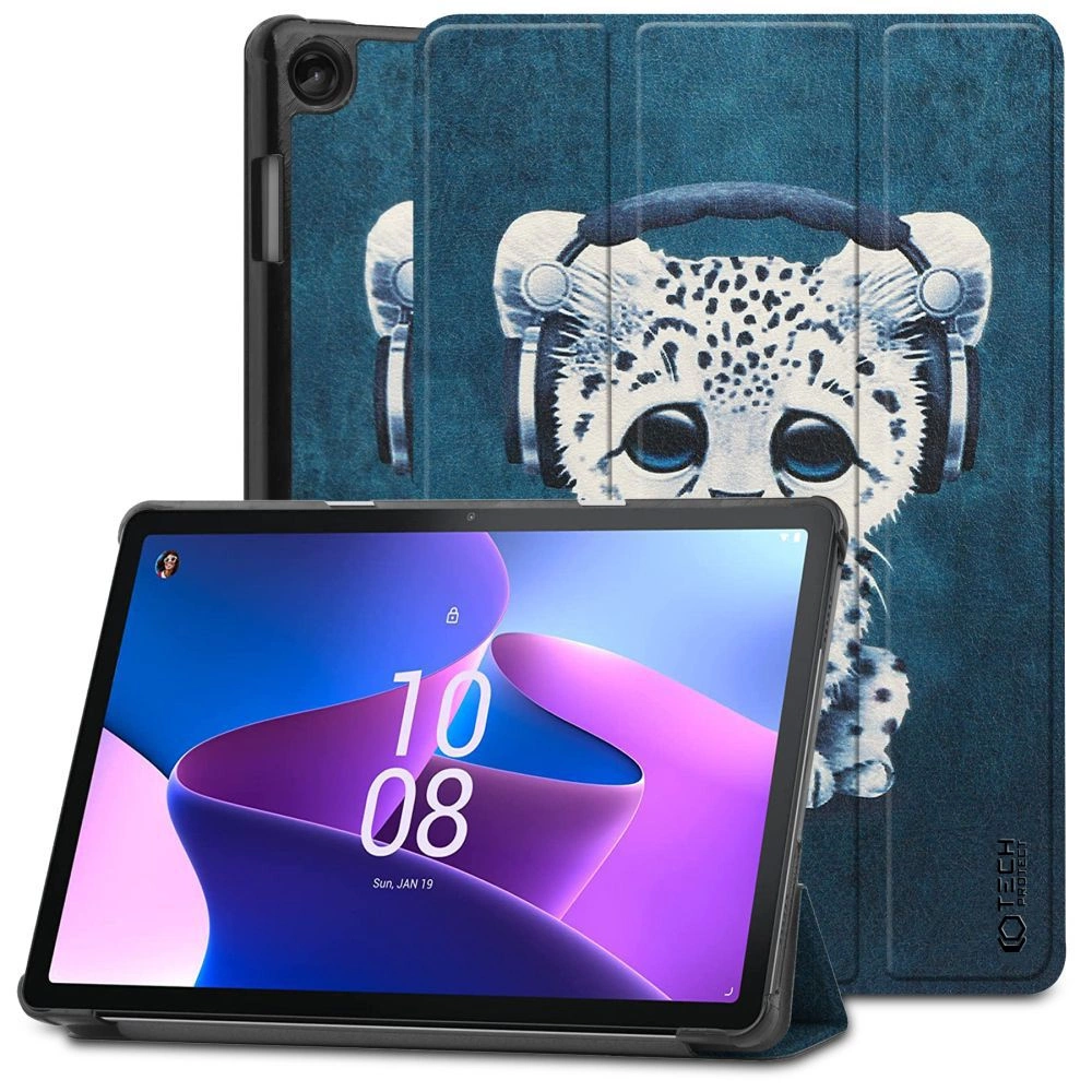 Lenovo Tab M10 (3rd Gen) (TB-328FU) Trifold Tech-Protect SmartCase Protective Cover Case, Blue | Чехол...