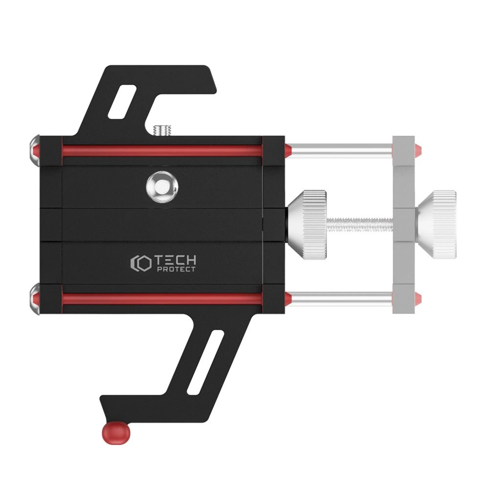 Tech-Protect V1 universal bicycle holder for smartphone - black and red