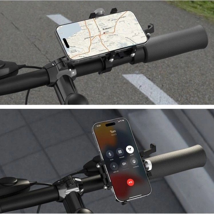 Tech-Protect V1 universal bicycle holder for smartphone - black and red