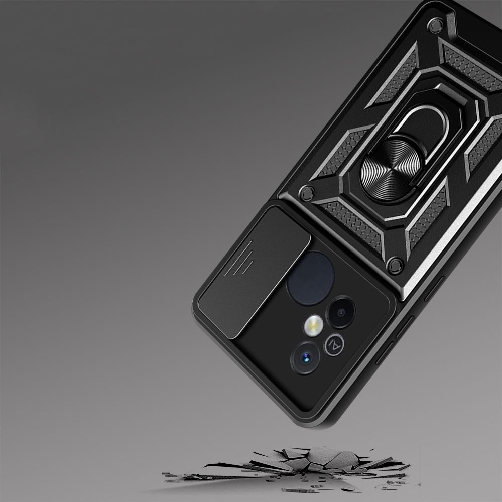 Tech-Protect CamShield Pro vāciņš Xiaomi Redmi 12C, Melns