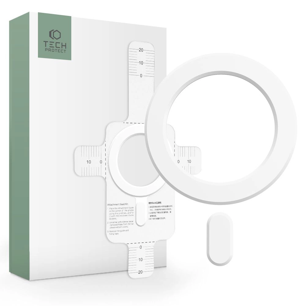 Tech-Protect MagMat MagSafe универсальное магнитное кольцо - белый