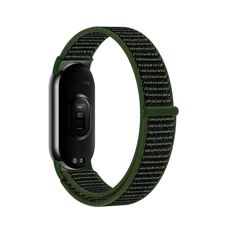 Tech-Protect Nylon strap for Xiaomi Smart Band 8 / 8 NFC - dark green