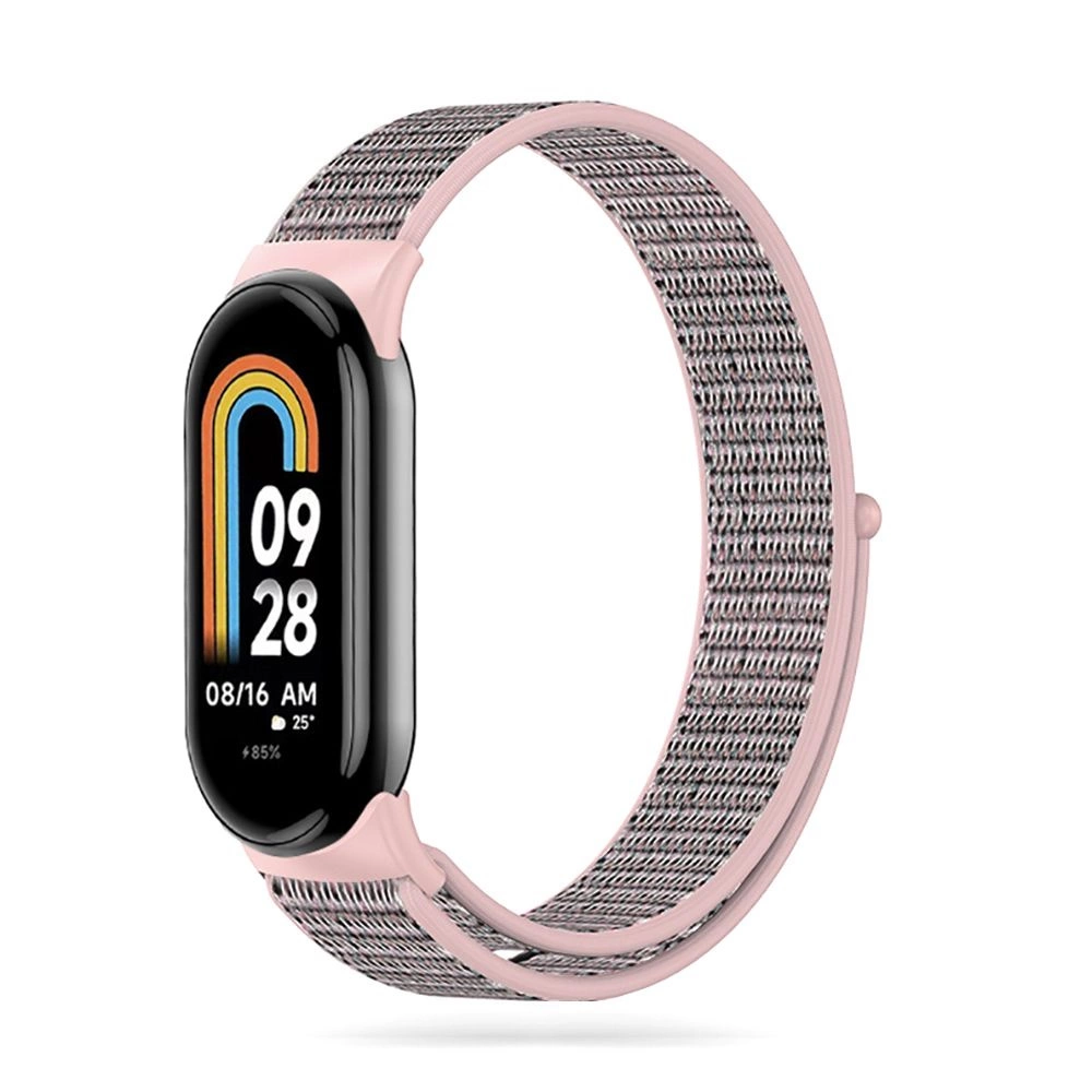 Tech-Protect Neilona siksniņa Xiaomi Smart Band 8 / NFC - rozā krāsā | Nylon strap for pink