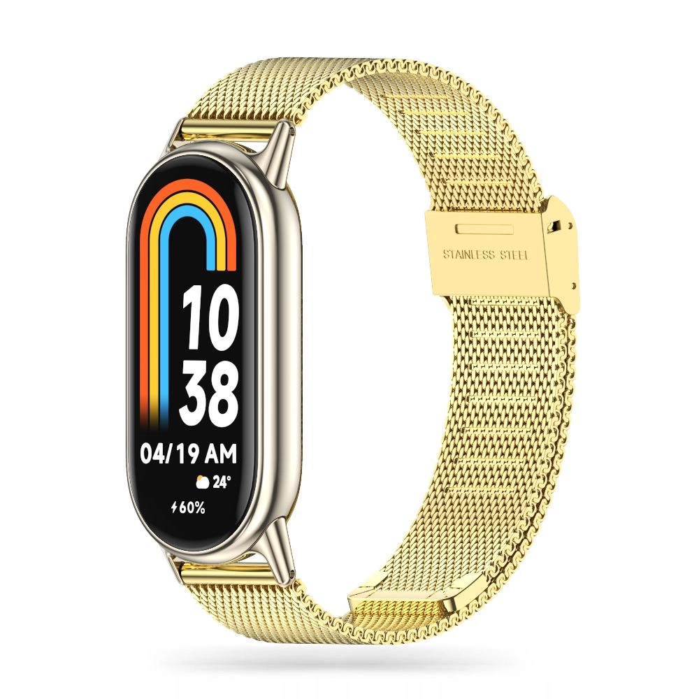 Tech-Protect MilaneseBand siksniņa Xiaomi Smart Band 8 / NFC - zelta krāsā | strap for gold