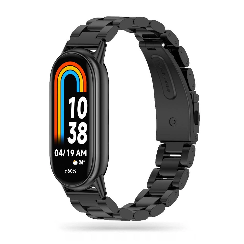 Нержавеющий браслет Tech-Protect для Xiaomi Smart Band 8 / NFC - черный