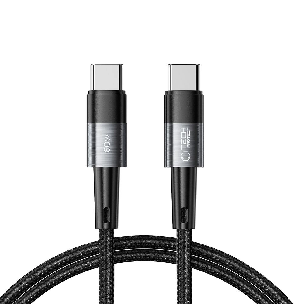 Tech-Protect UltraBoost USB-C / USB-C PD Cable 60W 3A 1m, Gray