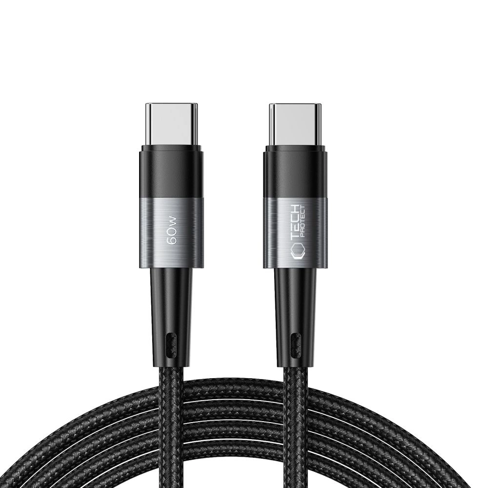 Tech-Protect UltraBoost USB-C / USB-C PD 60W 3A Cable (2m), Gray