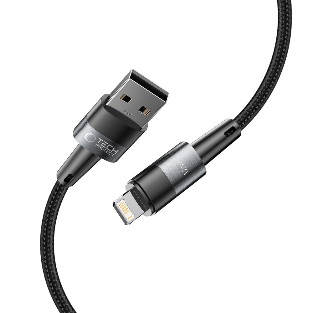 Tech-Protect UltraBoost Lightning to Lightning Cable 12W 2.4A 2m, Gray