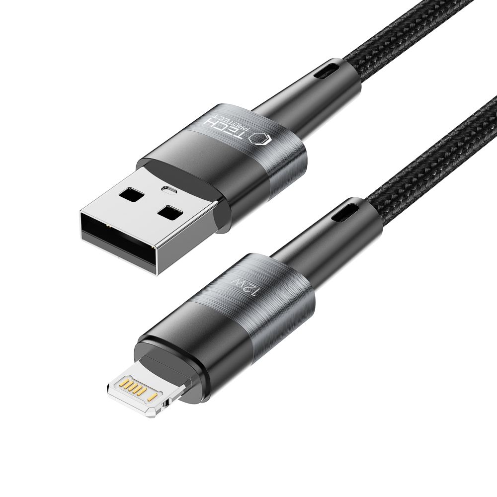 Tech-Protect UltraBoost Lightning to Lightning Cable 12W 2.4A 2m, Gray