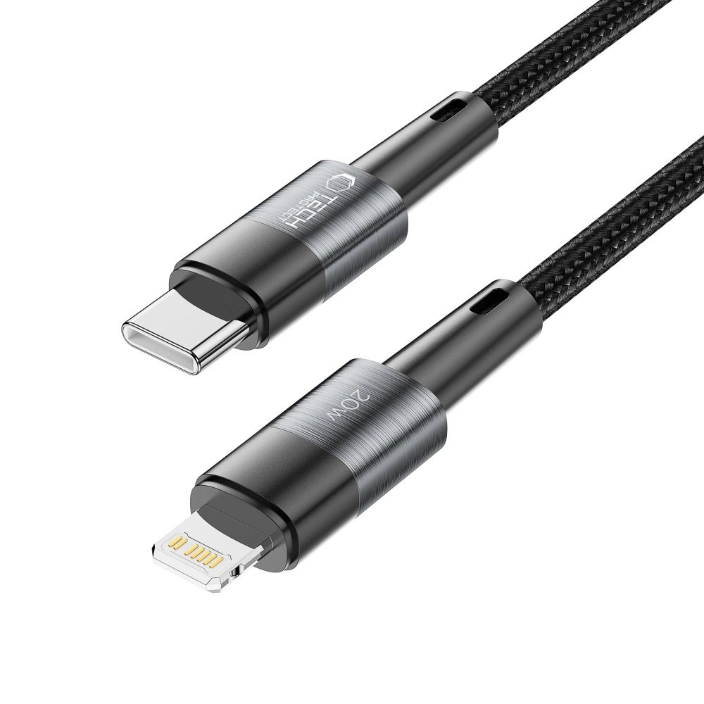Кабель Tech-Protect UltraBoost Lightning / USB-C PD 20W 3A 0,25 м - серый