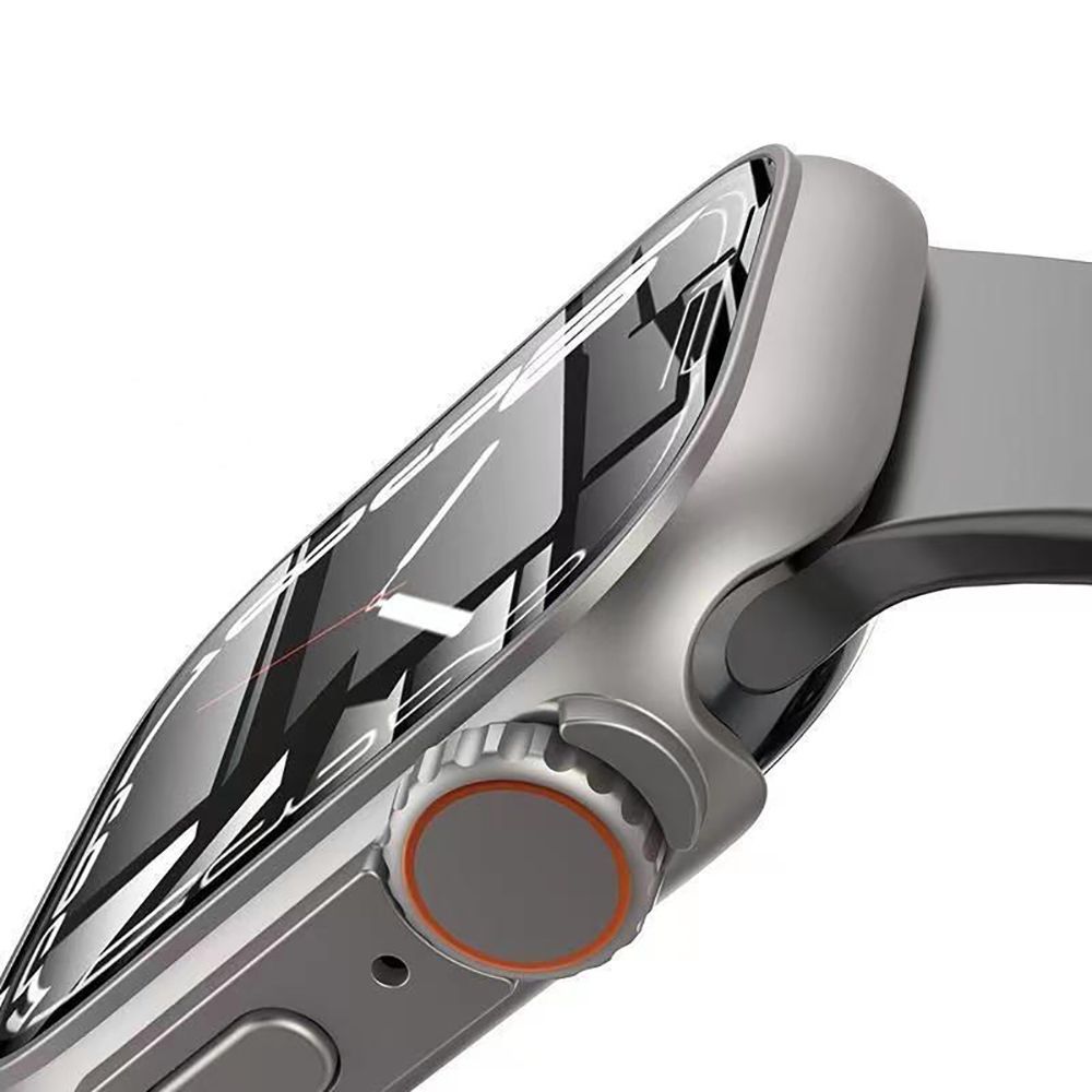 Tech-Protect Defense360 Case for Apple Watch 7 / 8 / 9 (45mm), Black/Orange