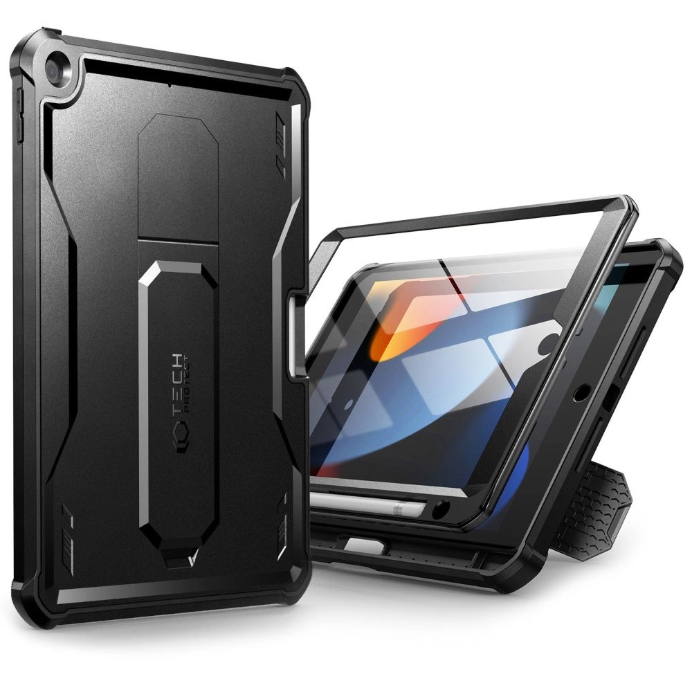 Apple iPad 10.2" 2019 / 2020 / 2021 Tech-Protect Kevlar Pro Cover Case, Black | Planšetes Vāciņš Maciņš Apvalks...