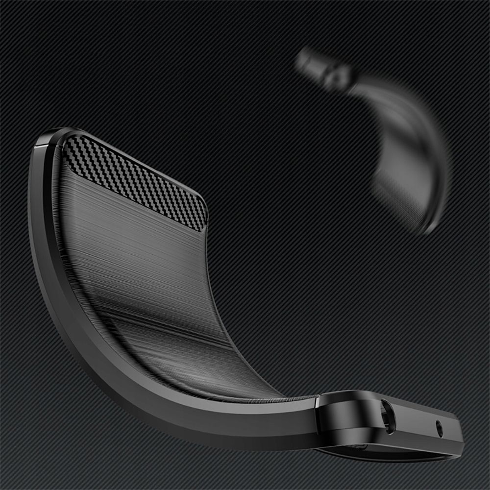 Xiaomi Redmi 12 Tech-Protect TPUCarbon Fiber TPU Protective Case Cover, Black | Чехол Обложка Бампер...