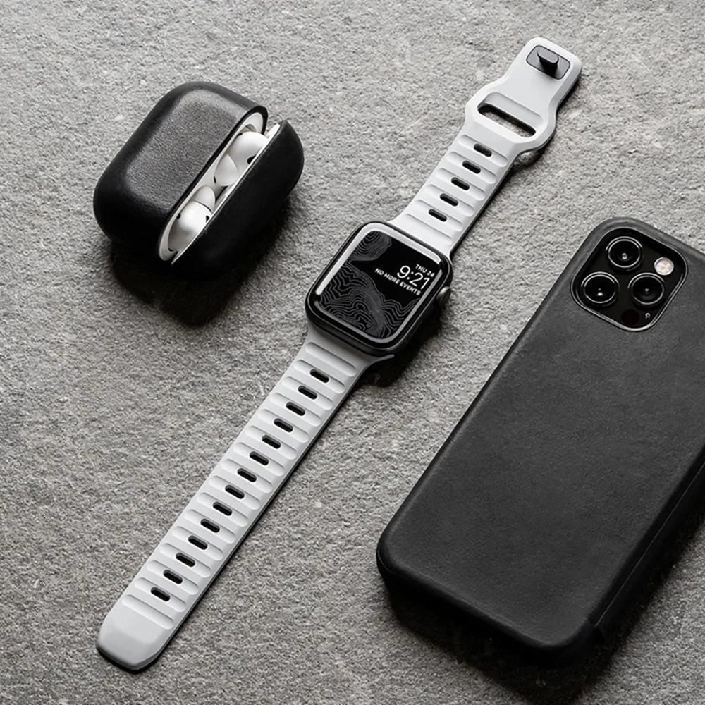 Tech-Protect IconBand Line для Apple Watch 4 / 5 6 7 8 9 SE (38/40/41 мм) - темно-зеленый