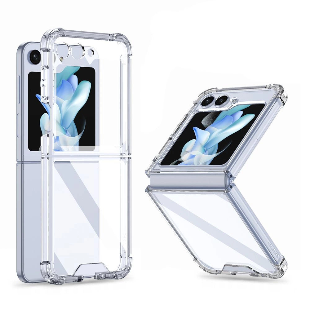 Samsung Galaxy Z Flip 5 ( SM-F731B/DS ) Tech-Protect FlexAir Hybrid Cover Case, Transparent | Чехол Кабура...