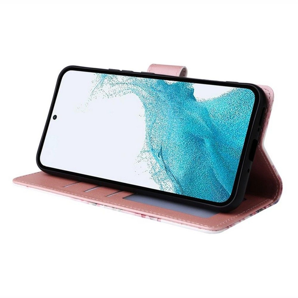 Xiaomi Redmi 12 Tech-Protect Wallet Book Case Cover, Pink Flowers | Telefona Vāciņš Maciņš Apvalks Grāmatiņa
