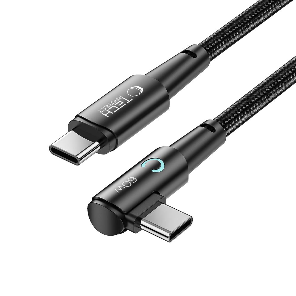 Tech-Protect UltraBoost L USB-C / USB-C kabelis 60W 6A 1m, pelēks