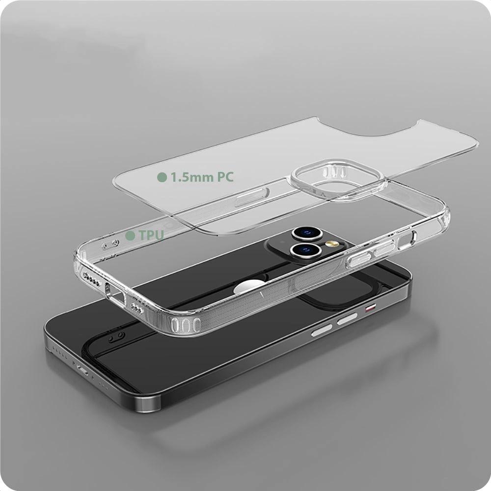 Apple iPhone 15 Pro Max 6.7\'\' Tech-Protect FlexAir Hybrid Cover Case, Transparent | Telefona Maciņš Vāciņš...