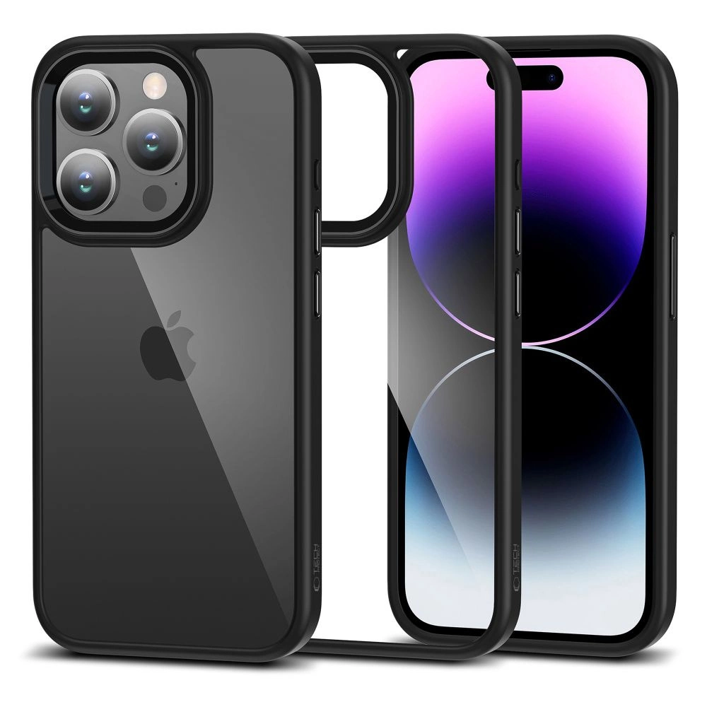 Apple iPhone 15 Pro Max 6.7'' Tech-Protect MagMat Case Cover, Black and Transparent | Telefona Vāciņš Maciņš...